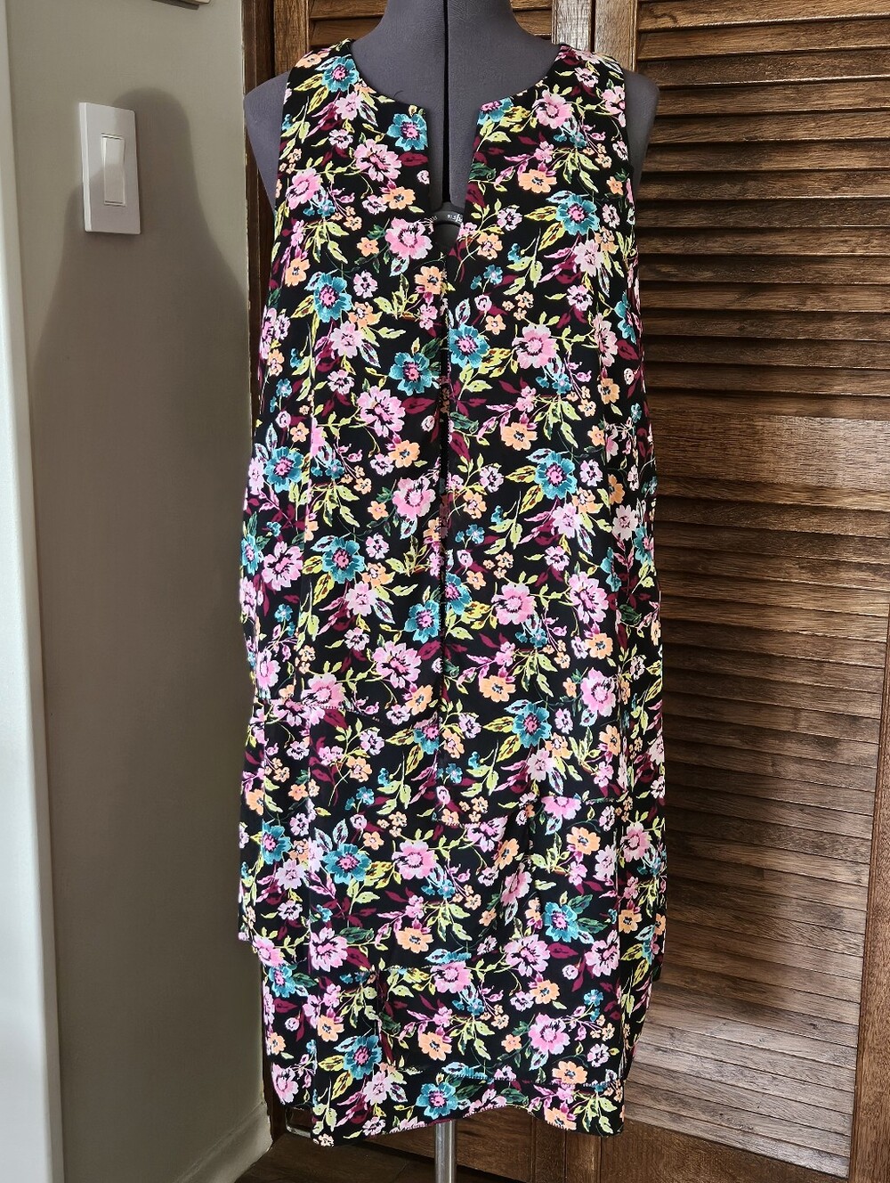 Floral Madness! Layered Sleeveless Dress
